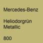 Preview: Mercedes-Benz, Heliodorgrün Metallic, 800.